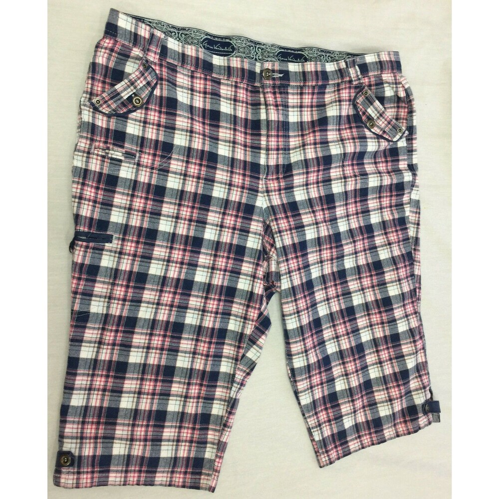 GLORIA VANDERBILT WOMENS CAPRIS PANTS WAIST 39 IN.,
